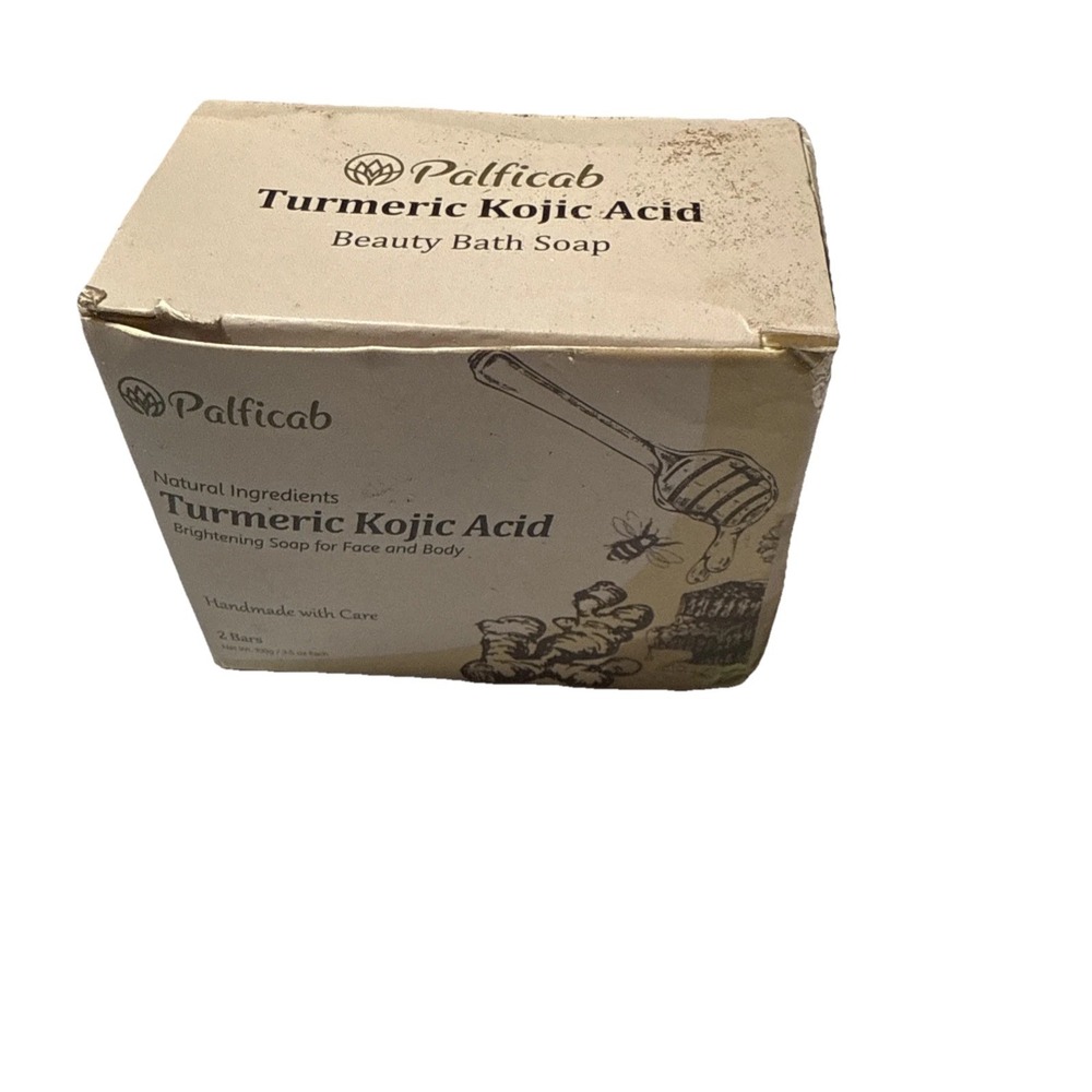 Palatiab‎ Turmeric Kojic Acid Beauty Bath Soap 2 Pack